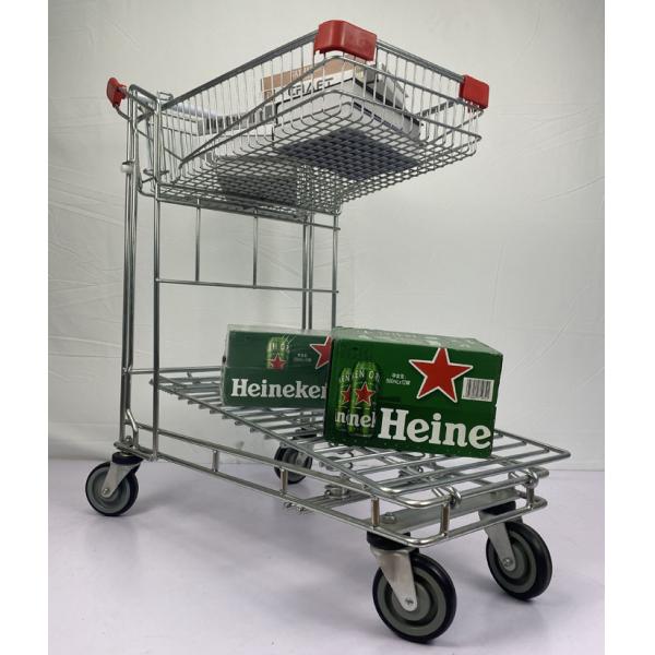 Quality Tally Dedicated Q195 Steel Heavy Duty Warehouse Trolley Carrying Capacity 200kgs for sale
