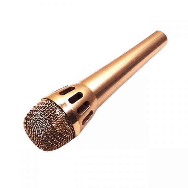 Quality Kirsite Die Casting Chrome Plated Precision Injection Molding Live Microphone for sale