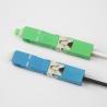 China 53mm SC APC Singlemode Field Assembly Optical Connectors 0.25dB Green Color factory