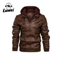 China Leather Plus Size Motorcycle Trench Jaqueta Windcheater Utility Outdoor Sports Jacket Trench Faux Fur Coat factory