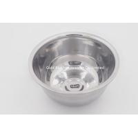 China 18cm Kitchenware cheap metal stainless steel basin mixing bowl salad bowl factory