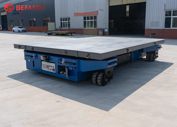 China AGV Self Propelled Automatic Transfer Robot Carts factory