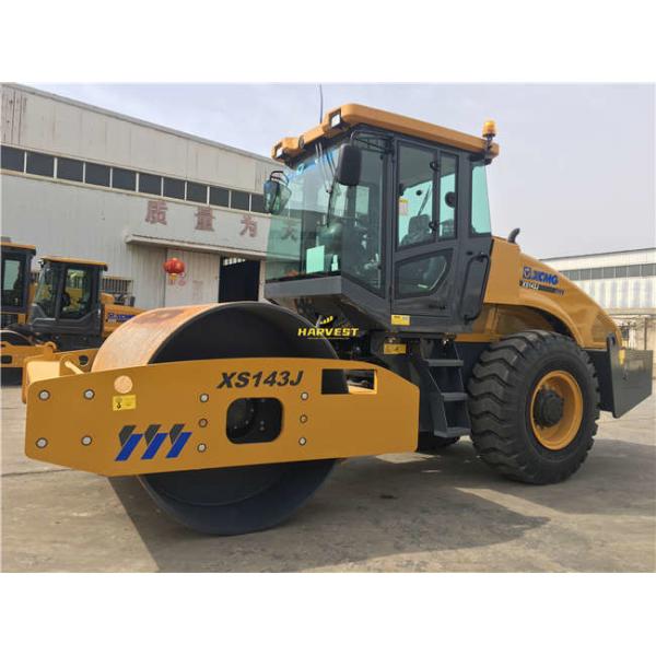 Quality XCMG 14ton Single Drum Road Roller XS143J Mechanical Drive Compactor for sale