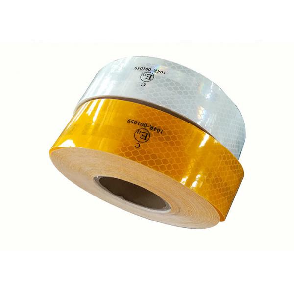 Quality High Intensity Colored Safety Reflective Tape For Trailers Polyester Strong Adhesive for sale