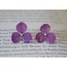 China Forever Love Hand-Made Craft Real Flowers Dry Hydrangea Cheap Silver Stud Earrings For Women factory