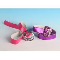 China Custom made Female Fashion Various color Iron buckle Promotion PU Belt factory