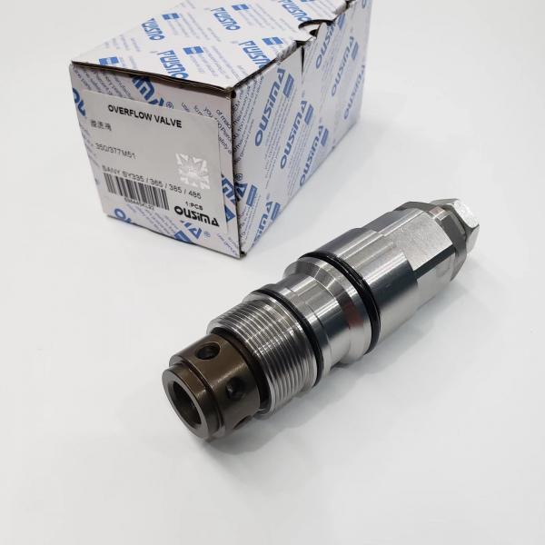 Quality Sany Hydraulic Pressure Relief Valve 377M51 For SANY SY335 SY365 SY385 SY485 for sale