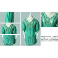 China Blouse Shirts Women Emboridery Long Sleeve Crochet Tops Lace Blusas De Renda Camisa Femini for sale