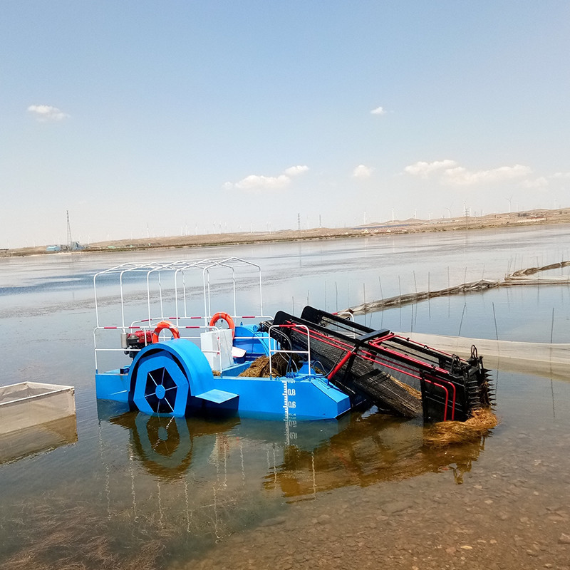 China Water Hyacinth Water Weed Harvesting Machine for Water Cleaning factory