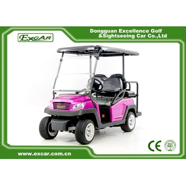 Quality CE Approved EXCAR 48V 3.7M Electric golf car Battery Powered 4 Seater buggy car for sale