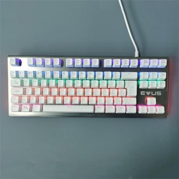 Quality Wireless Mechanical 87 Keyboard Mouse RGB Backlit Wired Antidust For Typewriter for sale