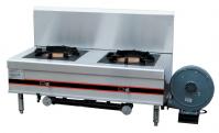 China 96KW Stainless Gas Stock Pot Range Two Burner For Commercial Kitchen DS-PRB-1470 factory