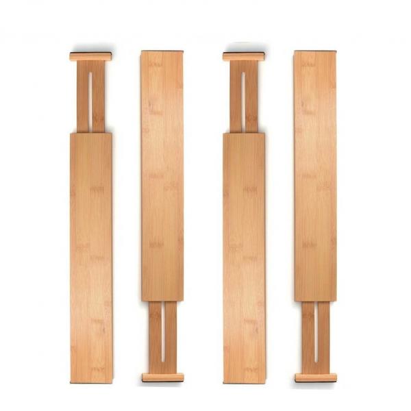 Quality Water Resistance Bamboo Drawer Dividers Set Of 6 For Kitchen Utensils for sale