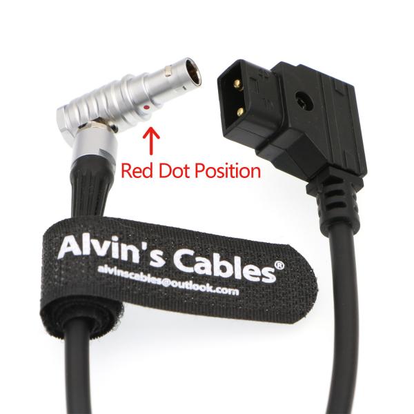 Quality Alvin's Cables Power Cable for Teradek Bolt 500 2 Pin Rotate 180 Right Angle Male to D TAP for sale