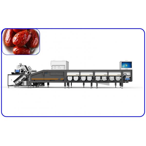 Quality 380V 50Hz 6 Lanes Robot Sorting Machine Electric Drive For Dates for sale