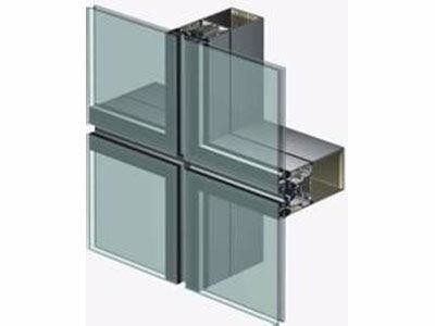 Quality Invisible Frame Aluminum Glass Wall 120 Type Glass Curtain Wall for sale