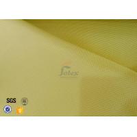 China Plain / Twill Weave Aluminized Kevlar Fabric 1000D Yellow Chemical Resistance factory