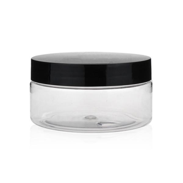 Quality Clear 200ml Plastic Packaging Jars PET Recyclable Cosmetic Jars for sale