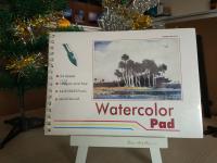 China 190gsm 24sheets Artist Paint Pad gummed watercolour pad A3 / A4 watercolour paper factory