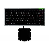China Compact Ruggedized Keyboard IP65 Sealed Touchpad With 2 Mouse Buttons Backlight Chiclet Keyboard factory