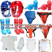 China Karate protectors helmet / gloves/ chest protector / Karate Uniform / Groin Protector / Karate Shin and Instep Guard factory