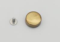 China Round Golden Decorative Rivets For Metal , Elegant Style Pop Rivet Kit factory