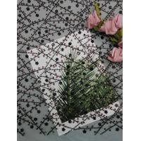 China Multicolor Lace Bead Embroidered Sequin Mesh Fabric factory