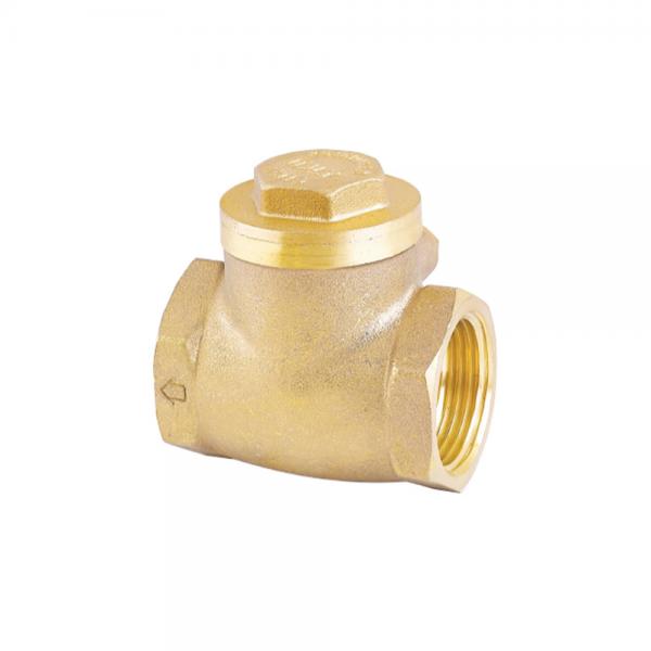 Quality DN15 To DN100 1/2 Inch Brass Check Valve Brass Ball Check Valve for sale