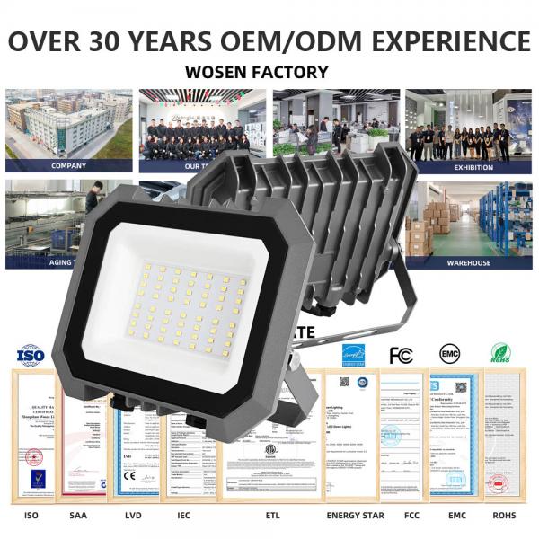 Quality Ip65 20w Outdoor LED Solar Flood Lights Modular Explosion Proof for sale
