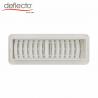 China HVAC Parts Plastic Air Vents PP Wall Mounted Floor Register White Air Outlet 3'' X 10'' factory