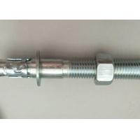 Quality Carbon Steel Material Wedge Anchor Bolts / Through Anchor Bolt M24 Zinc Plated for sale