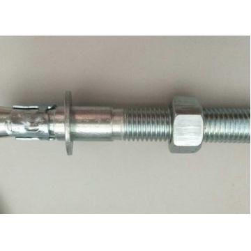 Quality Carbon Steel Material Wedge Anchor Bolts / Through Anchor Bolt M24 Zinc Plated for sale