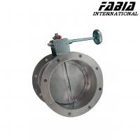 China Stainless Steel Manual Air Valve Flange Ventilation Control Valve factory