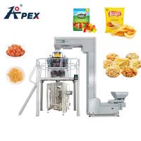 China Biscuit Chocolate Bean Snacks Sealing Nuts Granule Vertical Rice Candy Potato Chips Automatic Pouch Sugar Food Packing Machine factory