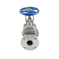 Quality SS304 4'' Stainless Steel Gate Valve Class 150 RF Flanges Bolted Bonnet 1.6MPa for sale