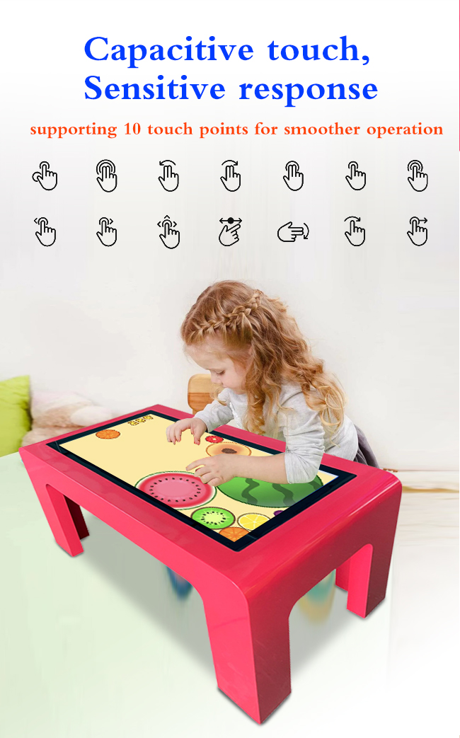 Children Interactive Touch Screen Table To Study For Kids