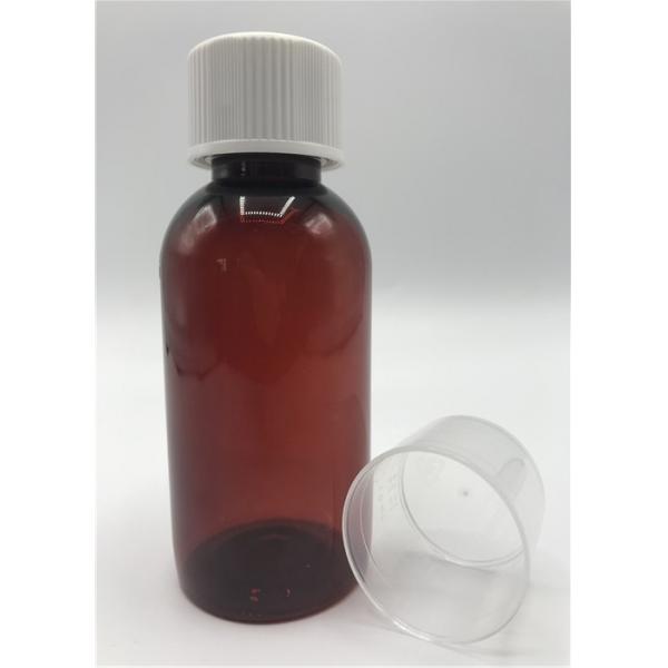Quality Short 120ml PET Medicine Bottles With Aluminium Liner 1mm  Average Wall Thickness for sale