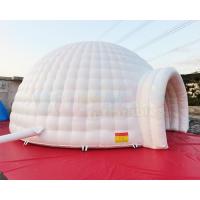 China Trade show Advertising Camping 10M Inflatable Igloo Dome Tent for sale