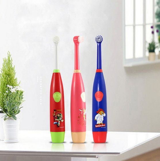 rotary lovely baby teeth care products battery powered food