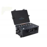China VHF UHF Manpack Jammer High Power 300W 6 Bands VSWR Protection For Walkie Talkie factory