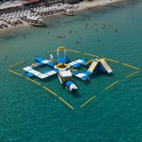 Quality Greece Inflatable Aqua Park Equipment / Inflatable Commercial Water Park Toys Manufacturer for sale