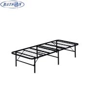 China Single Metal Bed Frame Bedroom And Office Folding Bed In Box factory