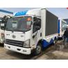 China best price Multi-functional FAW 4*2 mobile LED advertising truck for sale, P4/P5/P6 mobile LED screen vehicle for sale factory