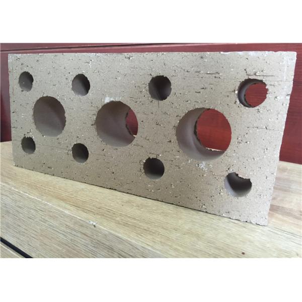 Quality Low Water Absorption Hollow Clay Brick , Hollow Building Blocks For Walls for sale