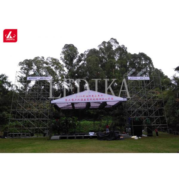 Quality Light Weight Layer Truss / Aluminum Alloy Stage Roof DJ Light Stand Truss for sale