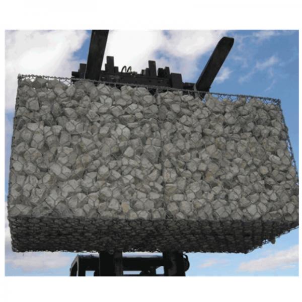 Quality Anti Rust Woven Gabion Baskets 1mx1mx1m Stone Filled Rock Protection for sale