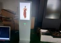 China Black color 32 inch touch screen kiosk with 10 points touch 400cd/m2 With Printer factory