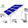 China Structure Solar Pv Solar Panel Brackets Ground Mount  Solar Aluminum Solar Panel Mount Rail factory