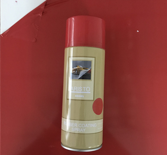 China Water Based Paint  Removable Rubber Coating Spray, Red Color Aerosol factory