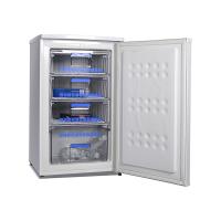China 84L Upright Compact Freezer,Small Upright Freezer,Vertical Small Chiller For Freezed Food,Meat,Ice Cream factory